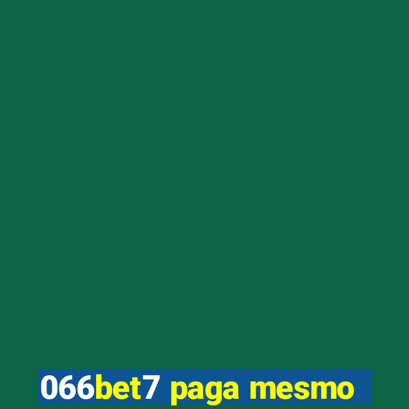 066bet7 paga mesmo